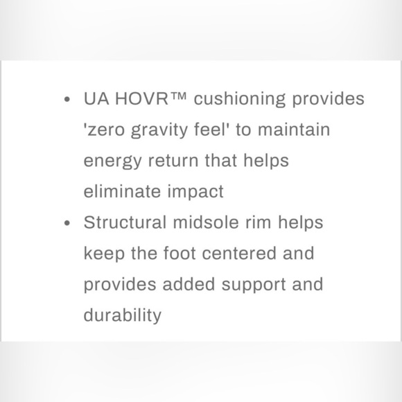 UNDER ARMOUR HOVR SKYLINE T J TRACK and FIELD SHOES 7.5 MENS/ WOMEN’S 9 - Picture 6 of 9